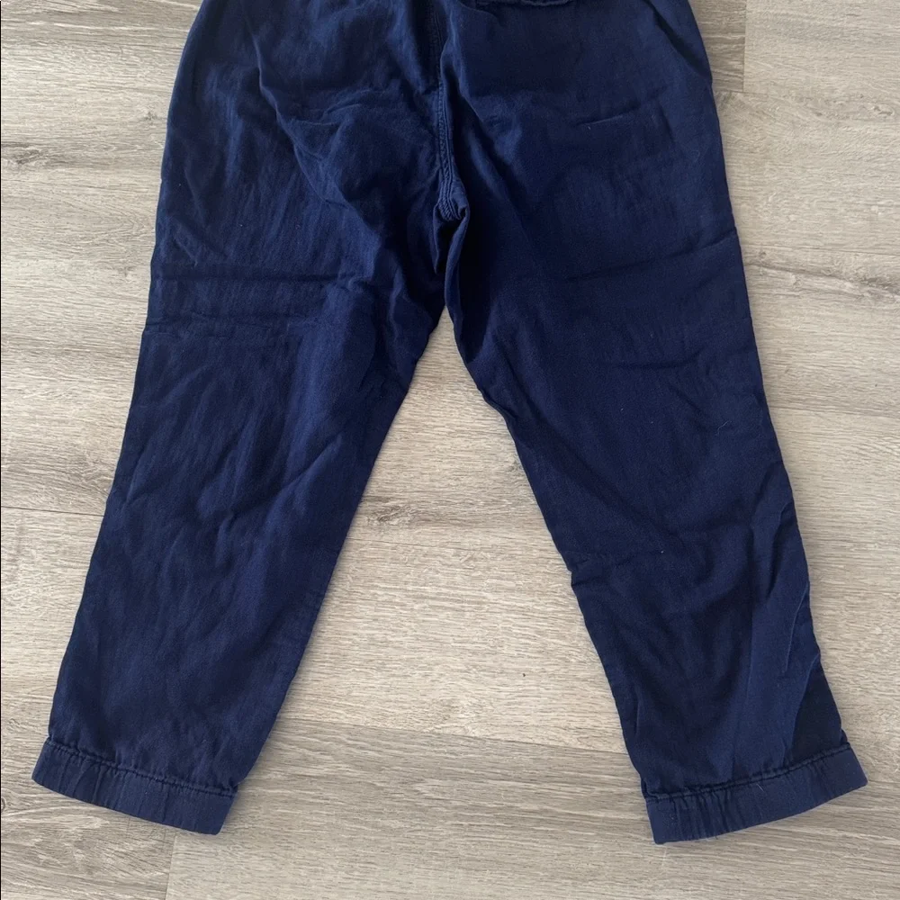 J Crew Point Sur Seaside Pants Womens 8 Cotton Twill 4 Pocket Pull On 23 inseam